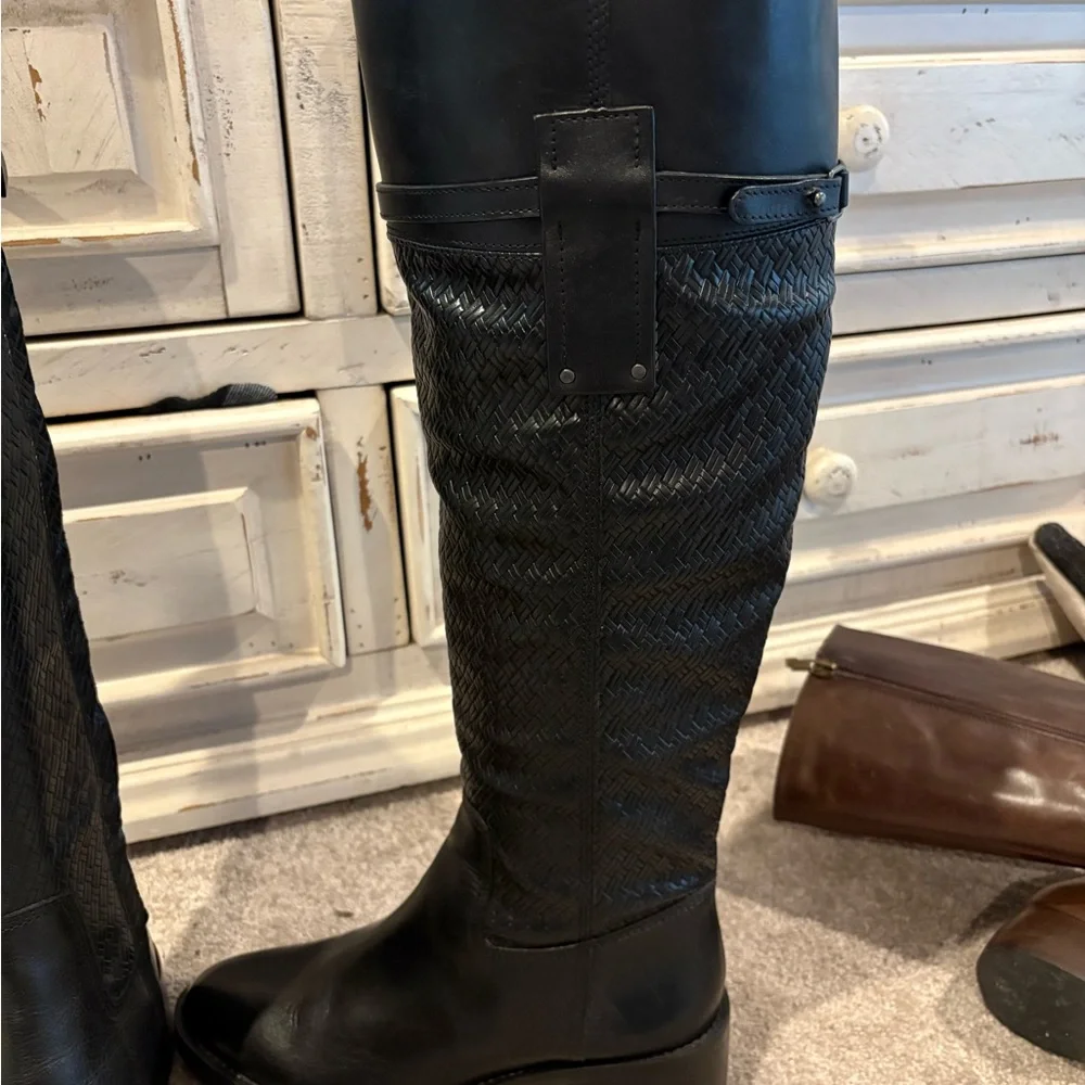 New Sarto Black knee high boots - Picture 3 of 10